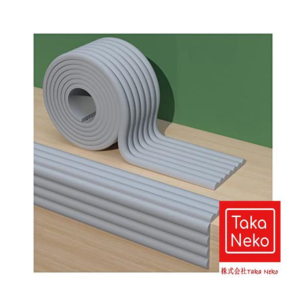 優れたクッション効果：駐車場プロテクターバンパーは厚さ0.8cmのスポンジ素材でできており、優れたクッション性を提供し、衝撃を効果的に吸収し、ドアやガレージの壁を傷やへこみから保護します。寸法: スポンジストリップの長さ: 2m。 幅: 7...