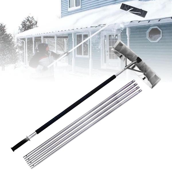 【効果的な耐傷性】ワイドオックスフォードクロスとホイールを装備。 2つの簡単に回転するホイールを使用すると、特に凹凸のある場所や凹凸のある場所で、屋根から雪を取り除くのが効率的で簡単で、損傷を防ぐことができます。強力で変形防止のワイドヘッド...