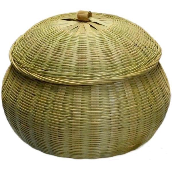 竹籠　収納　明治　アンティーク Antique Sam's Collection竹籠（大） インテリア ランドリーBOX