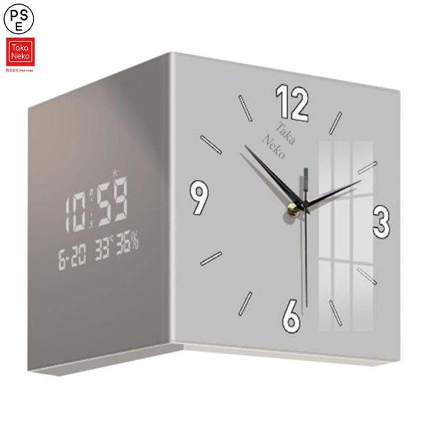 【簡単壁取り付け】 : この時計は利便性を考慮して設計されており、ドリルを必要とせずに壁に簡単に取り付けることができるため、あらゆる部屋のセットアップに理想的です【ダブルディスプレイデザイン】: この多用途時計は、伝統的な針と数字を表示する...