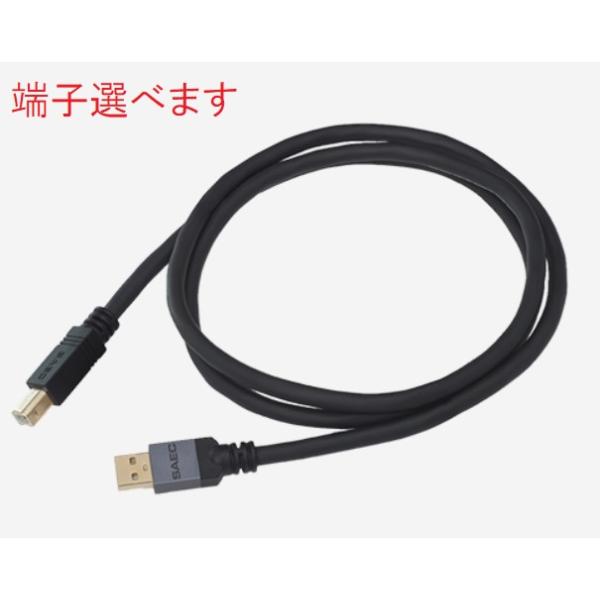 SAEC USBケーブルstratosphere1.2m 理想のUSBケーブルと言える透明で色付けのない音質！SAEC