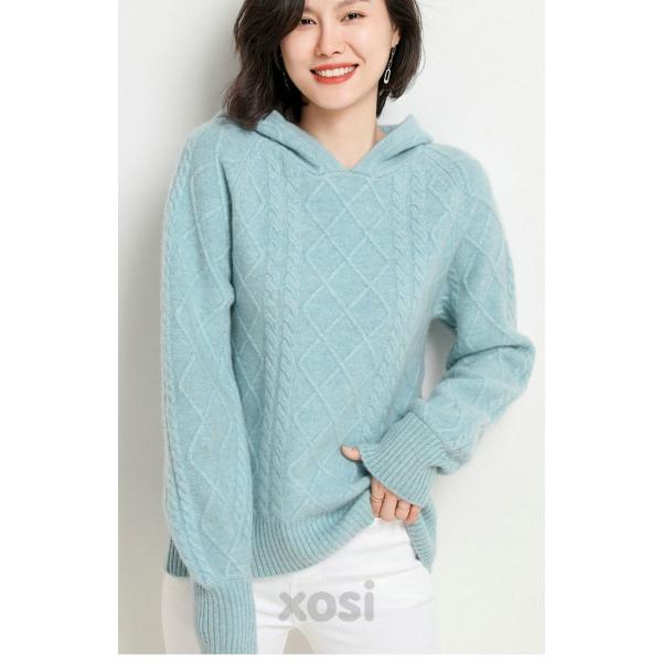 カシミヤ ニット セーター レディース 長袖 フード付き 無地 シンプル 防寒 ブラウン レッド ブルー カシミア Buyee Buyee Japanese Proxy Service Buy From Japan Bot Online