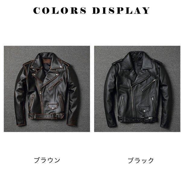 店長おすすめ ライダースジャケット メンズ ダブル 革ジャン 本革 レザージャケット 皮ジャン バイク レザー 防風 ブルゾン B系 秋冬 冬服 Wt1 80 Xosi 通販 Yahoo ショッピング