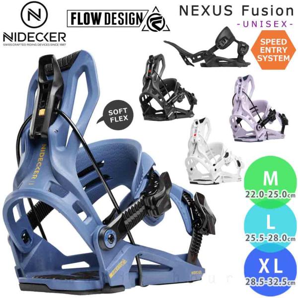 NIDECKER（ナイデッカー） 予約商品 スノーボード ビンディング FLOW