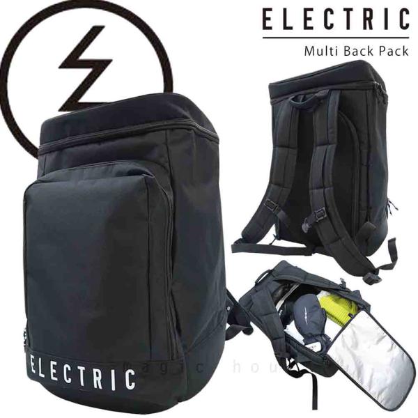 スノーボード スキー バックパック ブーツケース バック 登山 アウトドア 防水 バッグ エレクトリック ELECTRIC 48L リュック メンズ レディース お洒落 黒