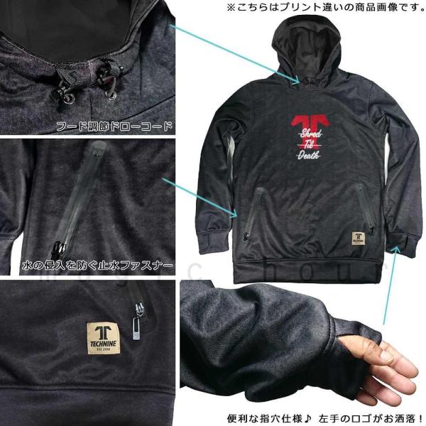 プルオーバー 裏フリース 保温 防風 レディース T9 Hoody T9jp 400 マジック アワー ウェア スキー Tech メンズ スノボー 裏フリース スノボー ジャケット スノーボード テックナイン パーカー フード付き Nine 撥水 T9jp 400