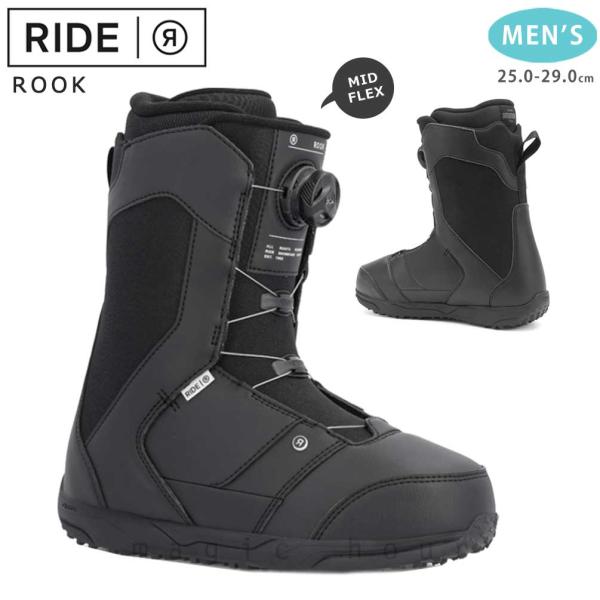 ◆ RIDE ライド スノーボード ブーツ BOA メンズ ワイヤー ダイアルシステム 24-25 2025モデル ROOK ルーク ◆スノーボードへの熱い情熱を胸に、リアルなスノーボーダーたちが作るアメリカンブランド。スノーボードをライフ...