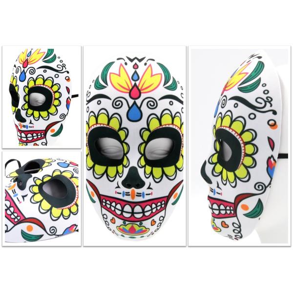 カラベラ ガイコツ メキシカンスカル メキシコ シュガースカル ドクロ マスク 仮面 仮装 お面 Buyee Buyee 日本の通販商品 オークションの代理入札 代理購入