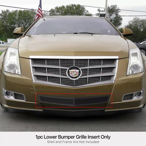 Cadillac グリル ブラック Amazon.com: POWECHOX Black Front Grill Compatible with