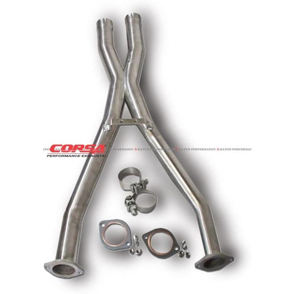 シボレー コルベット C5 1997-2004 クロスオーバーパイプ マフラー : X