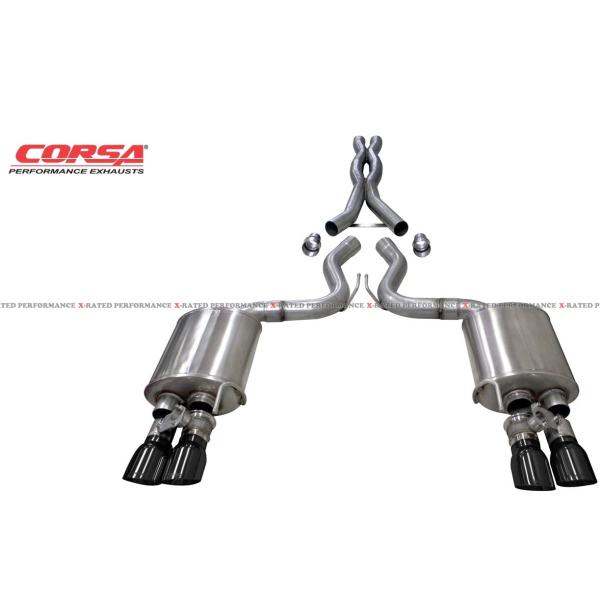 フォード マスタング 2018-2019 エキゾーストシステム マフラー : X