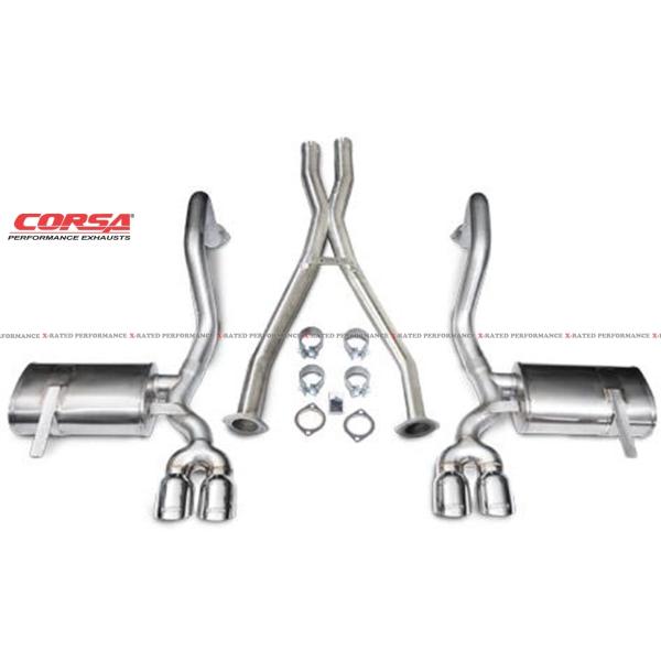 シボレー コルベット C5 1997-2004 エキゾーストシステム マフラー xrp_c029600462