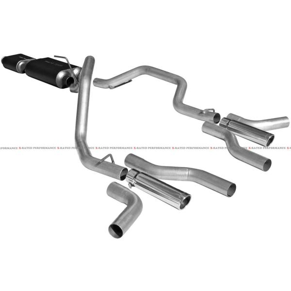 FLOWMASTER ステンレススチール マフラー　タンドラ トヨタ タンドラ 2000-2006 エキゾーストシステム マフラー : X