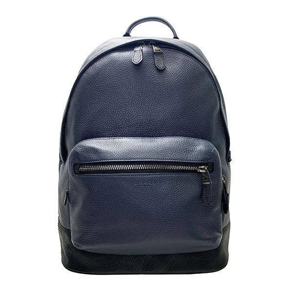 COACH 送料無料 コーチ バッグ メンズ リュックサック ペブル レザー 