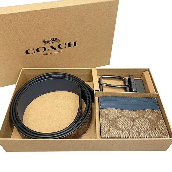 COACH 送料無料 コーチ C8278 ベルト メンズ シグネチャー