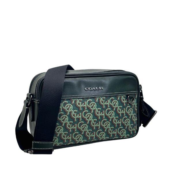 【ほぼ新品】COACH メンズ ボディバッグ クロス ショルダー グラハム COACH ショルダーバッグ CX140 グラハム クロスボディ メンズ
