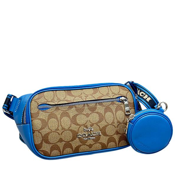 b*l様 COACH ボディバッグ ベージュ ブラック COACH（コーチ） 送料無料 CJ505 バッグ メンズ ボディバッグ カラー
