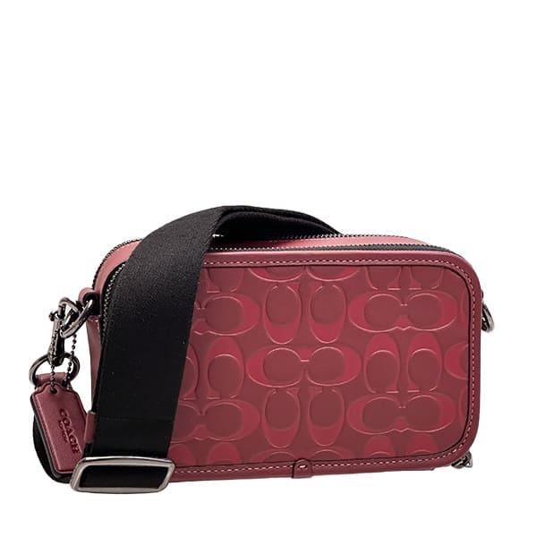 COACH（コーチ） バッグ メンズ ショルダーバッグ シグネチャー レザー 
