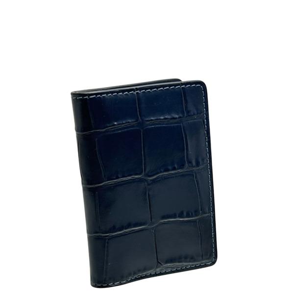 コーチ 財布 メンズ COACH 折り財布 クロコダイル レザー ID ウォレット カードケース CR379 QBBHP ミッドナイトネイビー COACH（コーチ） 財布 メンズ 折り財布 クロコダイル レザー ID