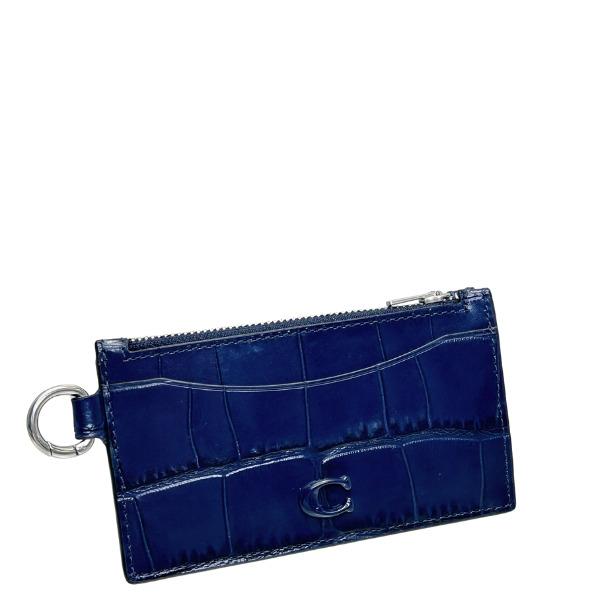 未使用✨COACH ケース　シグネチャー パテントレザー ラウンドエンボス COACH コーチ シグネチャー パテントレザー エンボス型押し 長財布