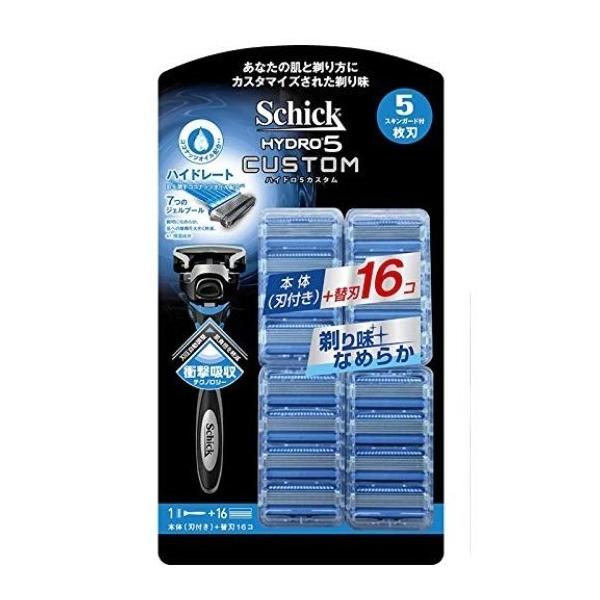 Schick ハイドロ5 シック 5枚刃 カスタム (本体刃付+替刃16コ付)【クリックポスト発送】 :post-schlickhydro16-4891228309626:オリゾナス・ホリィオ Yahoo!店 - 通販 - Yahoo!ショッピング Schick ハイドロ5 シック 5枚刃 カスタム (本体刃付+替刃16コ付)【クリックポスト発送】 :post-schlickhydro16-4891228309626:オリゾナス・ホリィオ Yahoo!店 - 通販 - Yahoo!ショッピング
