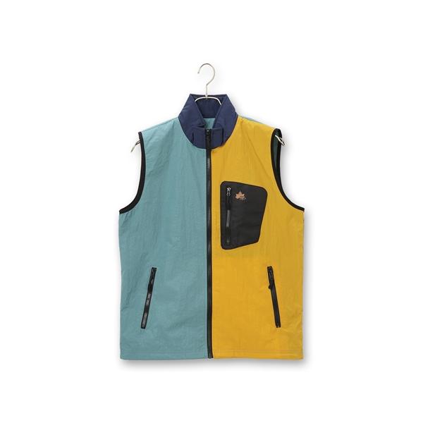 AOYAMA 【洋服の青山】春夏用 ブルー系 裏メッシュベスト【撥水