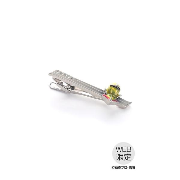 【洋服の青山】イエロー 秘密戦隊ゴレンジャーモチーフタイバー WEB限定 タイバー 全長:約5.4cm×幅約0.5cm モチーフ部分 縦:約1.6×横:約1.3cm