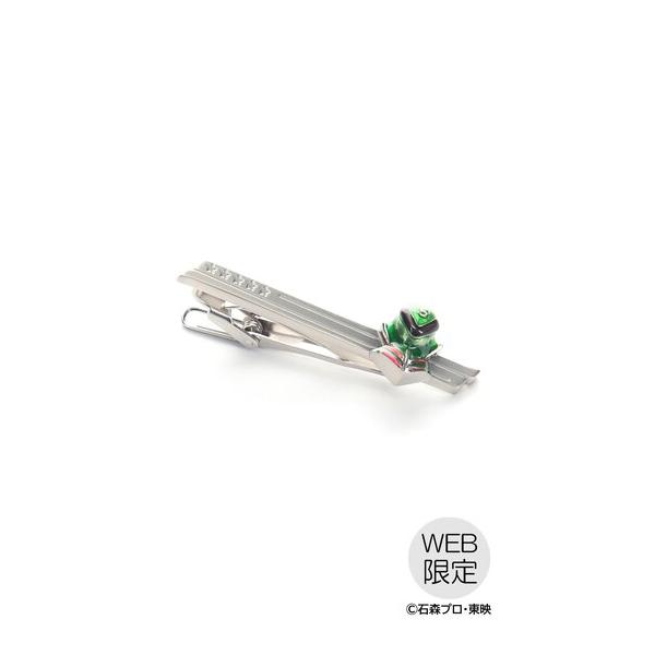【洋服の青山】グリーン系 秘密戦隊ゴレンジャーモチーフタイバー【WEB限定】 タイバー 全長:約5.4cm×幅約0.5cm