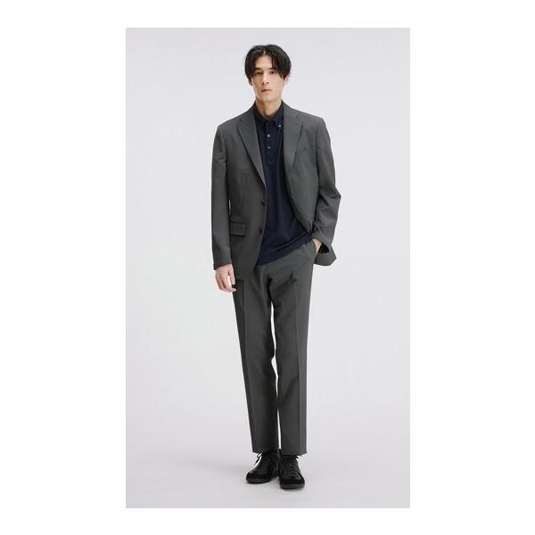 AOYAMA 【洋服の青山】乾燥機対応 スラックス メンズ スリム 春夏用