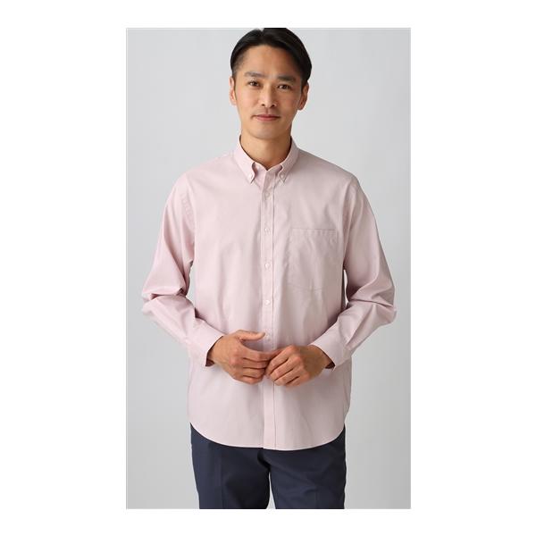AOYAMA 【洋服の青山】 オールシーズン用 ピンク系 オックスボタン