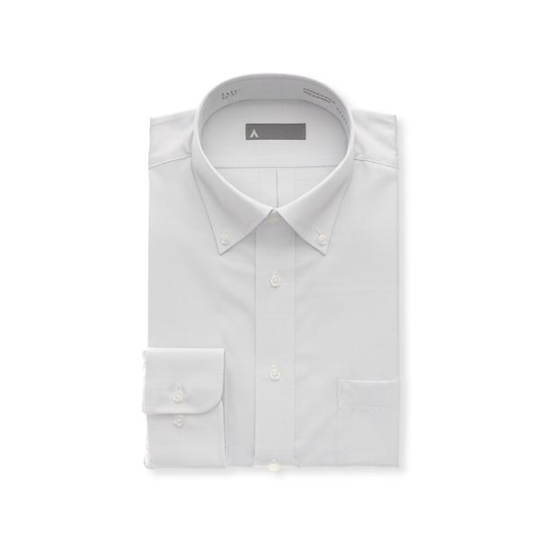 【仕様】長袖、ボタンダウン、ボックスプリーツ【色】グレー系【柄】織柄【機能】SUPER EASY IRON(形態安定加工)【ブランド】A【着用シーズン】オールシーズン【素材】ポリエステル:85%、綿:15%【サイズ】37cmx78cm、37...