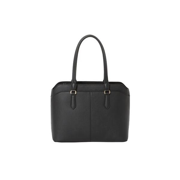 AOYAMA 洋服の青山 《最短当日発送》ブラック系 サフィアーノ調トート