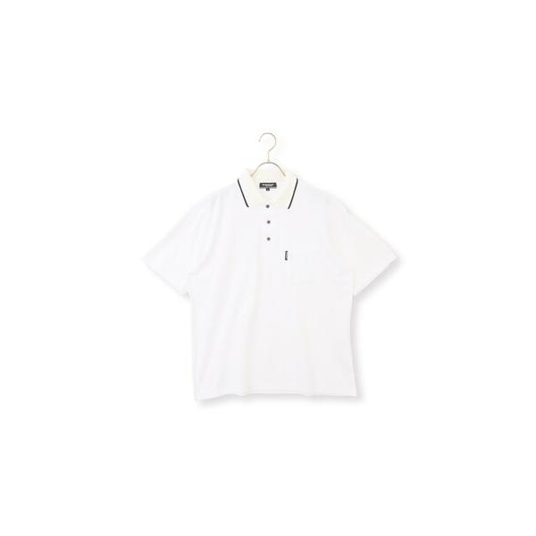 コムデギャルソン メンズ 半袖 ポロシャツ 綿 ホワイト 白 L 日本製 AOYAMA 【洋服の青山】 日本製 綿100％ サラサラコットン ポロシャツ