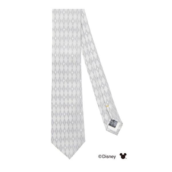 【仕様】全長:約143cm、大剣幅:約7.5cm【色】シルバー系【柄】アーガイル【ブランド】Disney【素材】シルク:53%、ポリエステル:47%