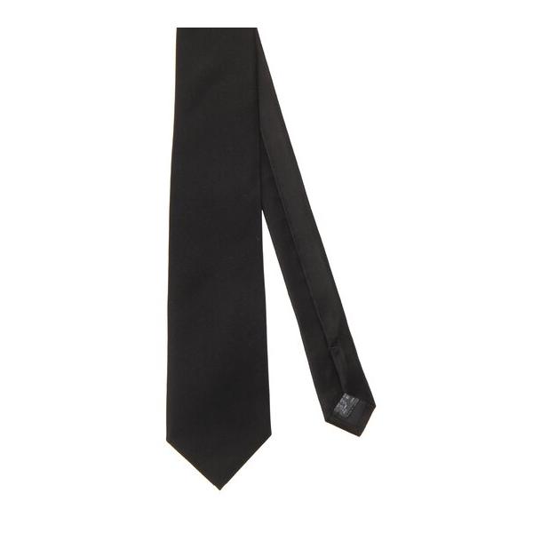 【洋服の青山】ブラック系 ■フォーマルタイ【弔事用】【日本製】 全長:約143.0cm 大剣幅:約8.0cm
