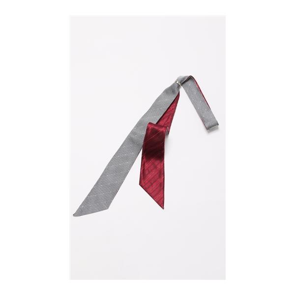AOYAMA 【洋服の青山】シルバー系 リング付きスラントタイ