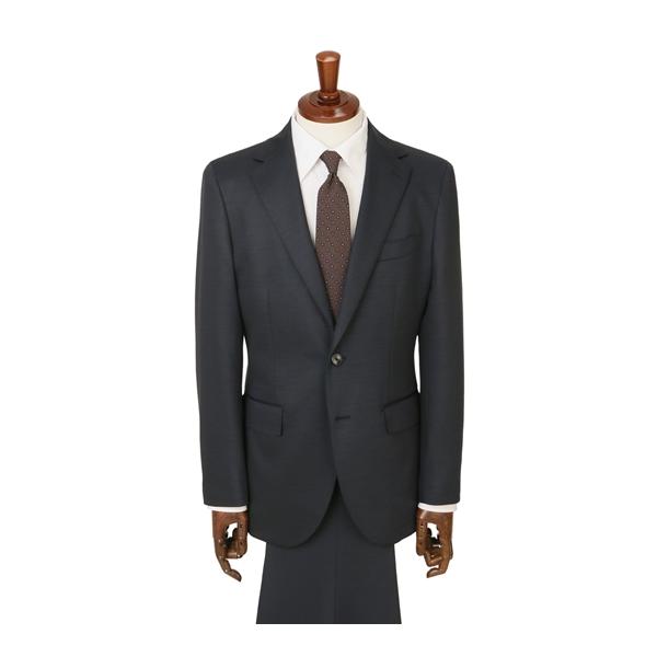 AOYAMA 【洋服の青山】メンズ ネイビー 紺 無地 プレミアム