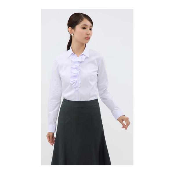 AOYAMA 【洋服の青山】透け軽減 リボンブラウス ブラウス レディース