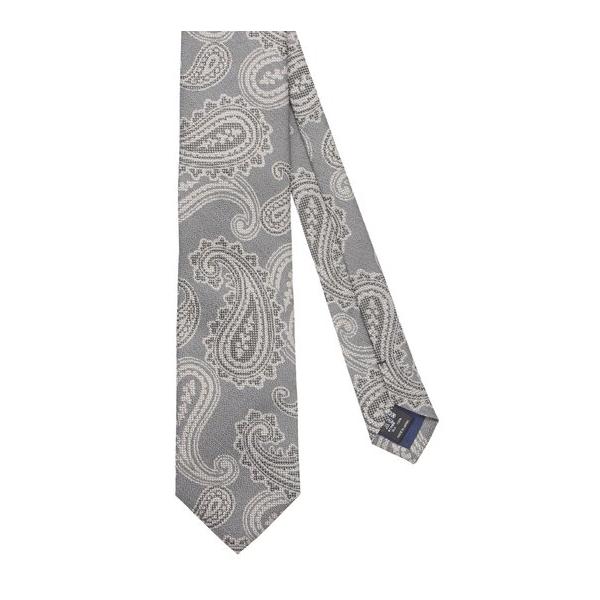 【美品】タイユアタイ ネクタイ グレー ブラック 幾何学模様 高級【イタリア製】 美品】タイユアタイ ネクタイ グレー ブラック 幾何学模様 高級