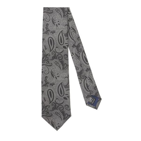 AOYAMA 【洋服の青山】メンズ ネクタイ グレー系 プレミアムレギュラー