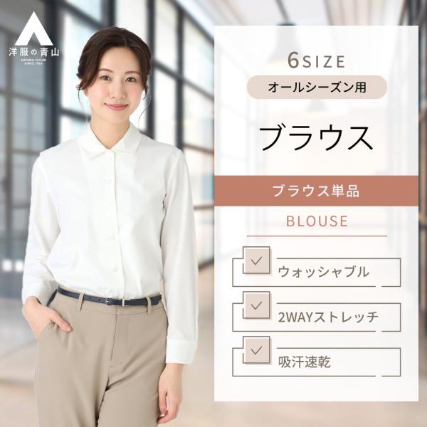 AOYAMA 【洋服の青山】ゼロプレッシャーブラウス ブラウス 長袖 AOYAMA 【洋服の青山】ゼロプレッシャーブラウス ブラウス 長袖