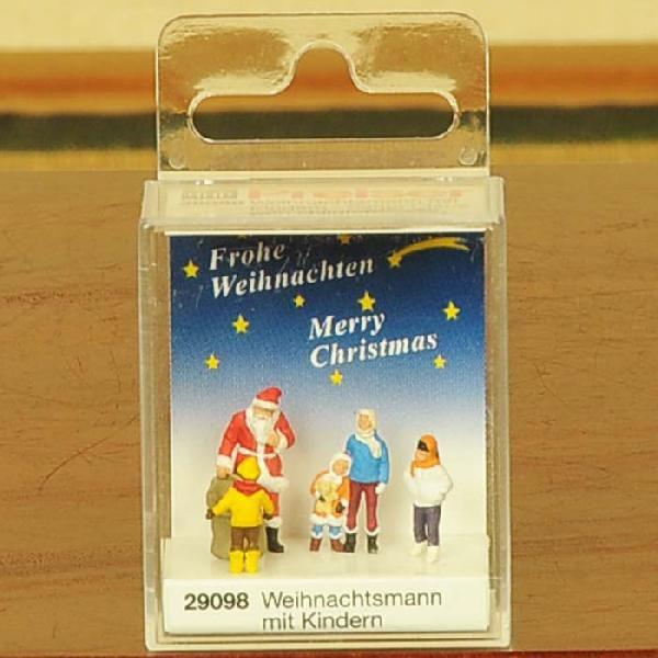 資材：Preiser(プライザー)：サンタと子供達* : 遊恵盆栽 Yahoo!店