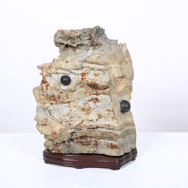 水石 インテリア装飾用 水石：玉鏡台 現品*資材 : 遊恵盆栽 Yahoo!店 - 通販 - Yahoo!ショッピング