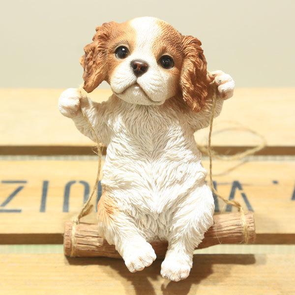 雑貨 置物 フィギュア スウィングキャバリア 子犬 134 F6418v 遊恵盆栽 Yahoo 店 通販 Yahoo ショッピング