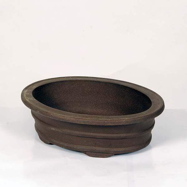 商品説明中国製小判反形中帯鉢　7号＊新品ですが、長年保管していた為多少汚れがついている場合がございます。＊数量物の為、多少大きさ・色味に違いがございます。　サイズ　鉢幅：約21.5cm　奥行：約16.4cm 　高さ：6cm納期：配達ご希望日...