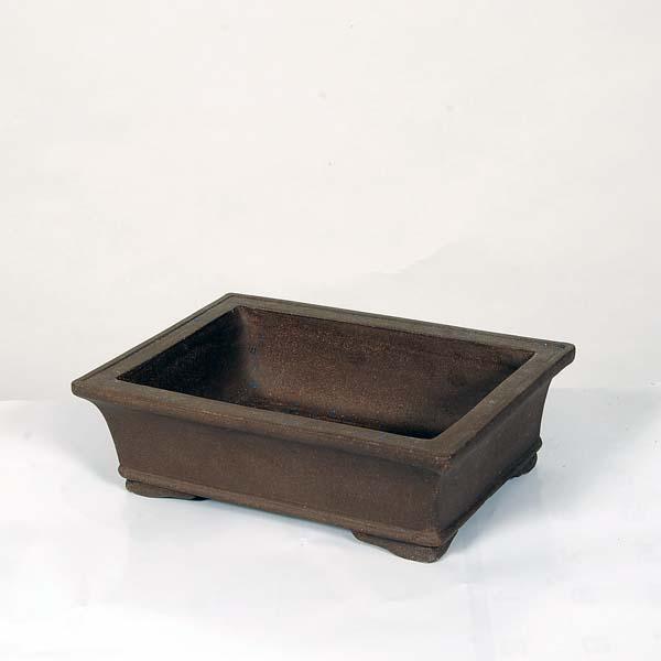 商品説明中国製土物長角反形下帯鉢　7号＊新品ですが、長年保管していた為多少汚れがついている場合がございます。＊数量物の為、多少大きさ・色味に違いがございます。　サイズ　鉢幅：約23.6cm　奥行：約16.5cm 　高さ：7cm納期：配達ご希...