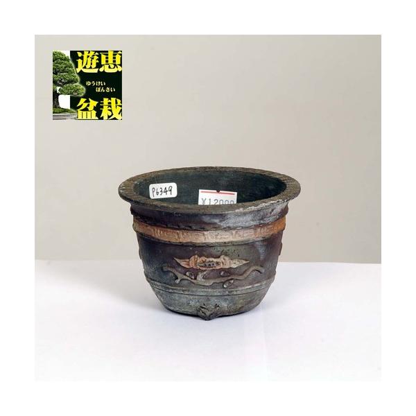 盆栽小鉢：丹波立杭焼 重一 9.8cm【現】*資材 : 遊恵盆栽 Yahoo!店