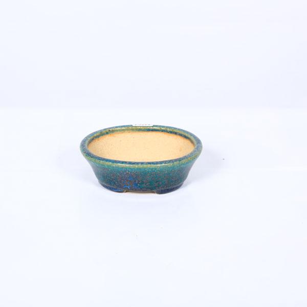 鴻陽　盆栽鉢 現代小鉢：鴻陽 楕円鉢 11.5cm【現品】 : 遊恵盆栽 Yahoo!店 - 通販