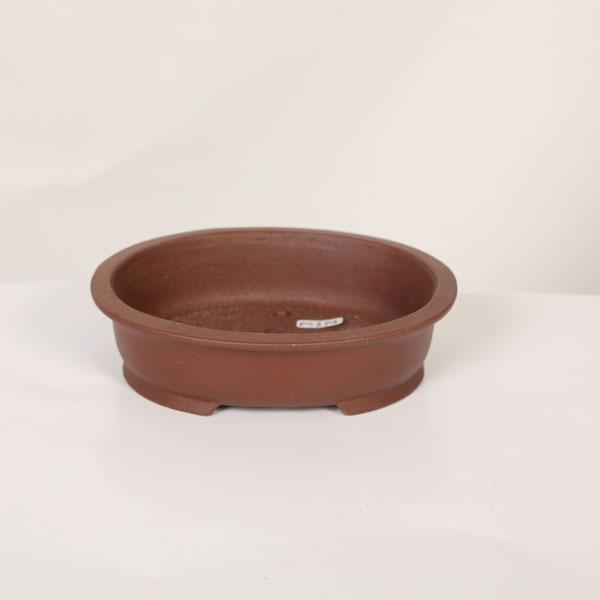 現代小鉢：柴勝 楕円鉢【現品】*shibakatu 15.2cm : 遊恵盆栽 Yahoo!店