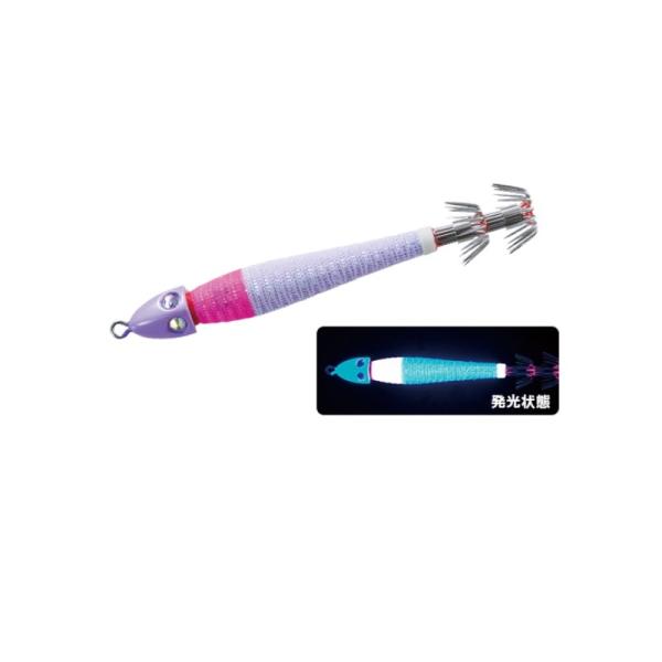 ヨーヅリ 鉛スッテ四ツ目 15号(56g) 09 ケイムラピンクヘッド : つり具
